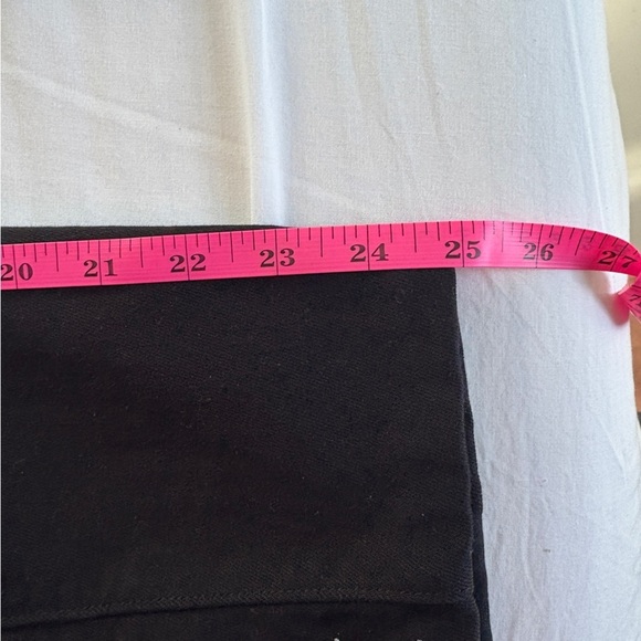 HUDSON Jeans Luna Mid Rise Black Metal Stars Denim Skinny Ankle Sz 29 - Picture 7 of 12